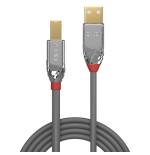 36462-Lindy 36642 cable USB USB 2.0 2 m USB A USB B Gris