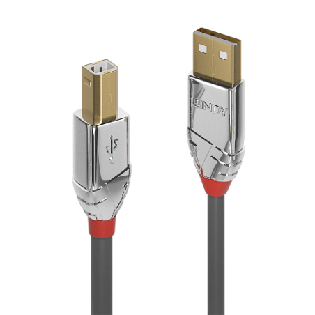 36463-Lindy 36643 cable USB USB 2.0 3 m USB A USB B Gris