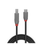 36494-Lindy 36667 cable USB USB 3.2 Gen 1 (3.1 Gen 1) 2 m USB C USB B Negro