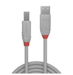 36522-Lindy 36685 cable USB USB 2.0 5 m USB A USB B Gris