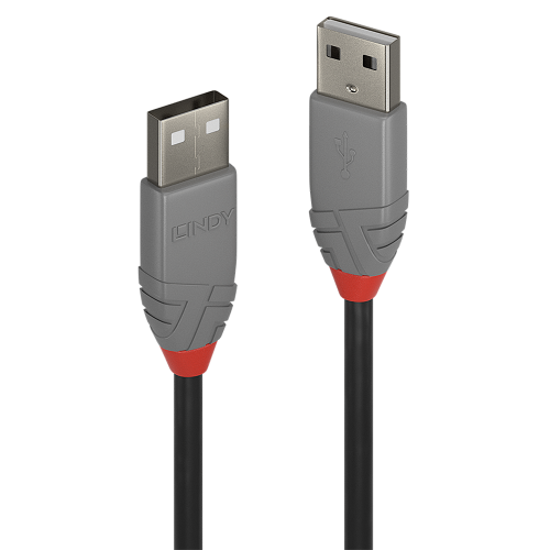 36529-Lindy 36693 cable USB USB 2.0 2 m USB A Negro, Verde, Rojo