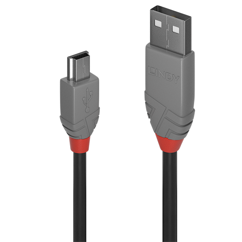 36567-Lindy 36724 cable USB USB 2.0 3 m USB A Mini-USB B Negro