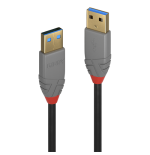 36593-Lindy 36750 cable USB USB 3.2 Gen 1 (3.1 Gen 1) 0,5 m USB A Negro