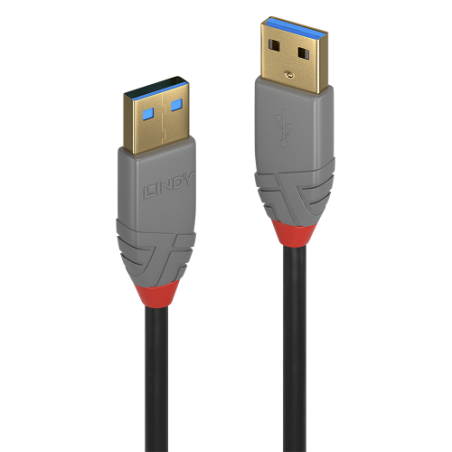 36597-Lindy 36752 cable USB USB 3.2 Gen 1 (3.1 Gen 1) 2 m USB A Negro