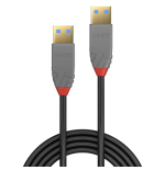 36602-Lindy 36754 cable USB USB 3.2 Gen 1 (3.1 Gen 1) 5 m USB A Negro, Gris