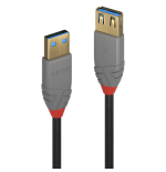 36603-Lindy 36760 cable USB USB 3.2 Gen 1 (3.1 Gen 1) 0,5 m USB A Negro