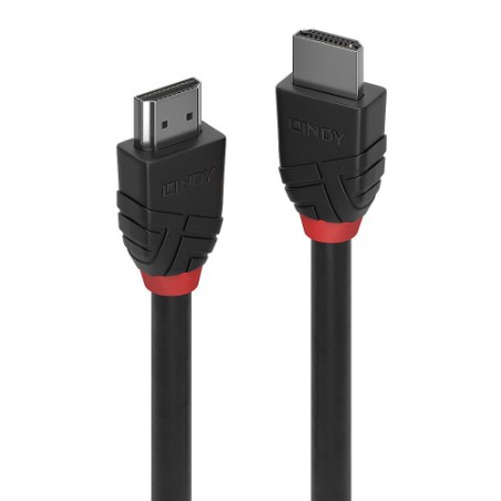 36627-Lindy 36774 cable HDMI 5 m HDMI tipo A (Estandar) 3 x HDMI Type A (Standard) Negro