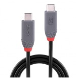 36718-Lindy 36956 cable USB USB4 Gen 3x2 0,8 m USB C Negro