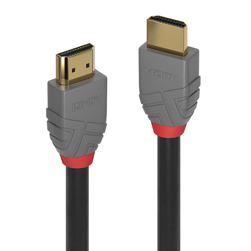 36725-Lindy 36961 cable HDMI 0,5 m HDMI tipo A (Estandar) Negro, Gris