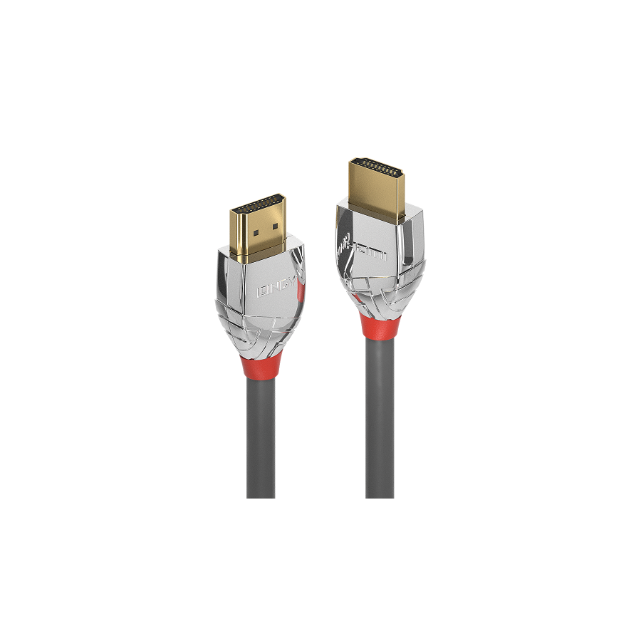 36789-Lindy 37870 cable HDMI 0,5 m HDMI tipo A (Estandar) Negro, Plata
