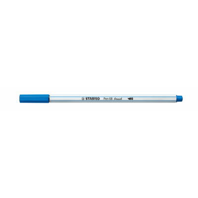 ROTULADOR PUNTA FIBRA PINCEL PEN 68 BRUSH AZUL OSCURO STABILO 568 41