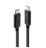 36949-Lindy 41556 cable Thunderbolt 1 m 20 Gbit/s Negro