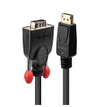 36991-Lindy 41941 adaptador de cable de video 1 m DisplayPort VGA (D-Sub) Negro
