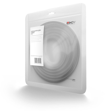 37075-Lindy 45580 cable de red Gris 0,3 m Cat6 S/FTP (S-STP)