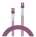 37137-Lindy 46344 Cable de fibra optica e InfiniBand 10 m LC Rosa