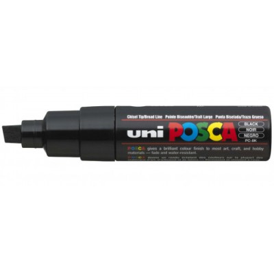 MARCADOR PC 8K POSCA PUNTA B 8MM NEGRO UNI BALL 148932000