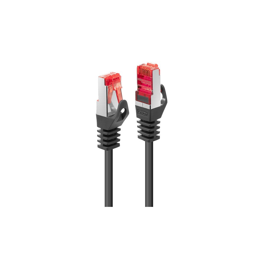 37487-Lindy 47375 cable de red Negro 3 m Cat6 S/FTP (S-STP)