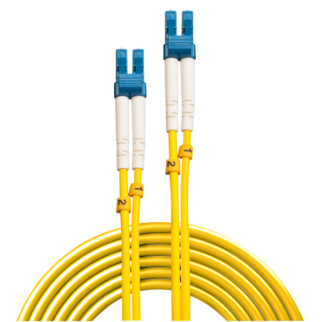 37554-Lindy 47451 Cable de fibra optica e InfiniBand 2 m LC Amarillo