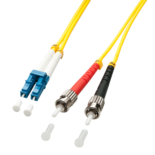 37567-Lindy 3m LC/ST Cable de fibra optica e InfiniBand Amarillo