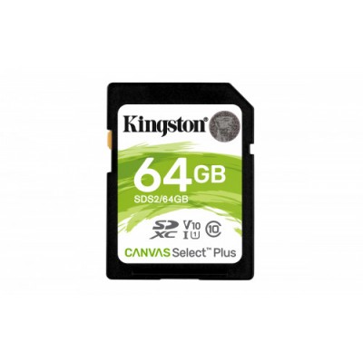 Kingston Technology Canvas Select Plus memoria flash 64 GB SDXC Clase 10 UHS I