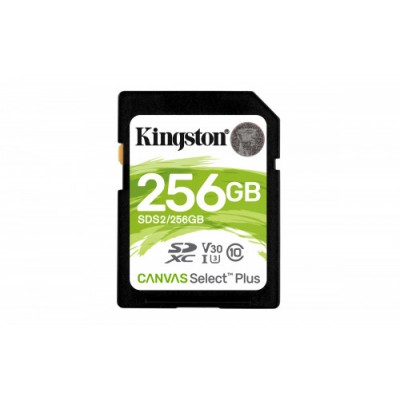 Kingston Technology Canvas Select Plus memoria flash 256 GB SDXC Clase 10 UHS I