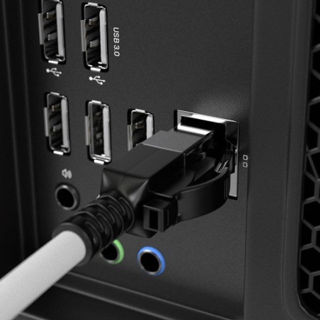 37636-Lindy 47607 cable de red Gris 10 m Cat6a S/FTP (S-STP)