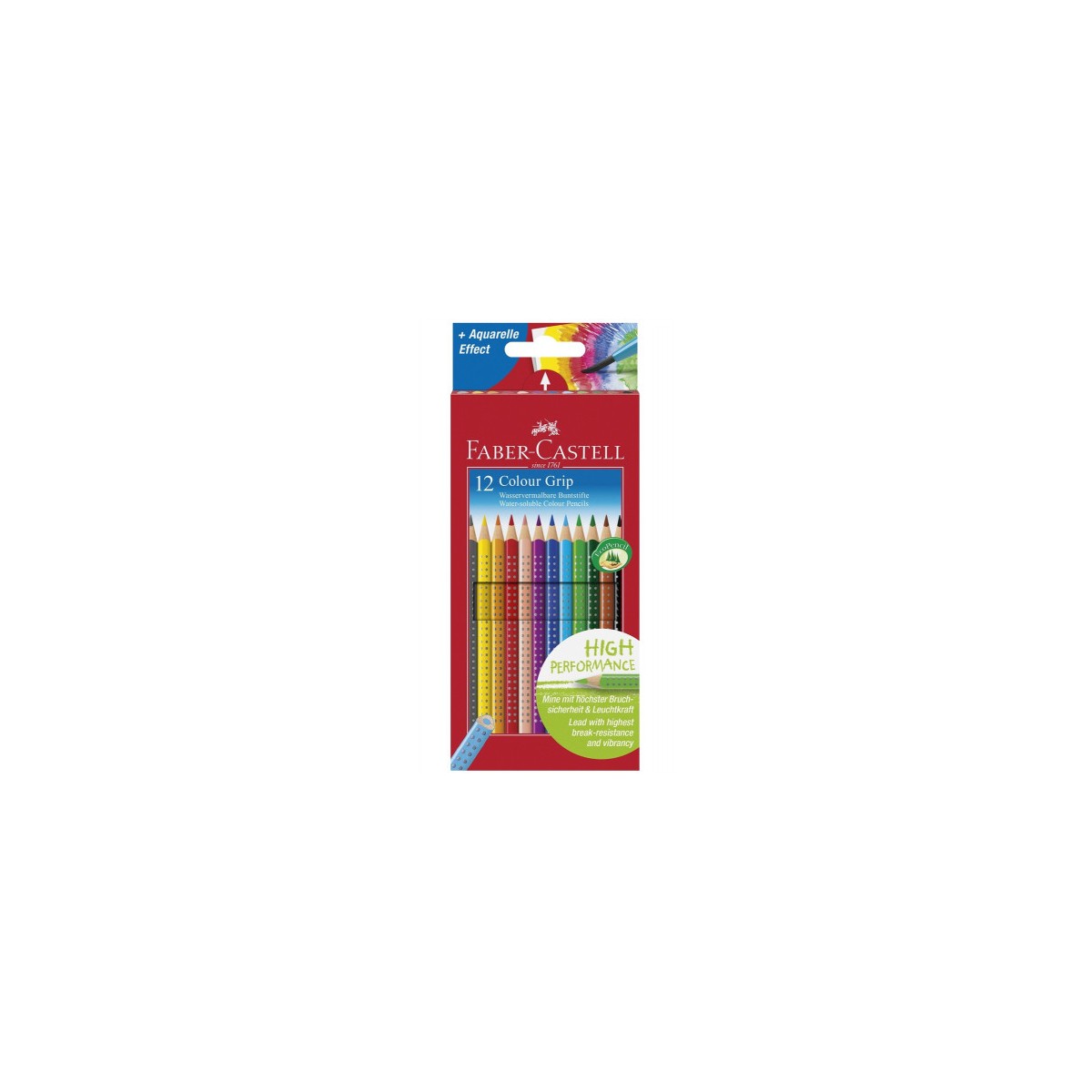 ESTUCHE 12 LAPICES COLOR GRIP FABER CASTELL 112412