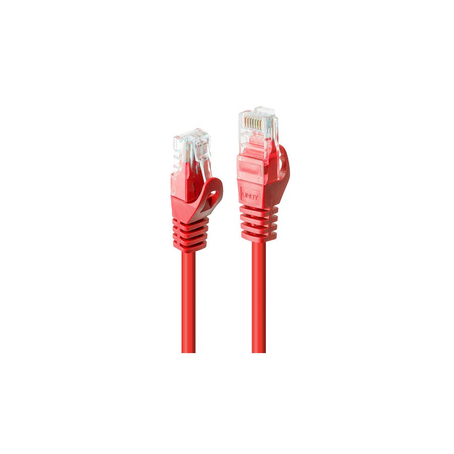 38255-Lindy 48186 cable de red Rojo 7,5 m Cat6 U/UTP (UTP)