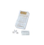 38312-Lindy 62430 conector RJ-45 8-pin cat.6 Transparente