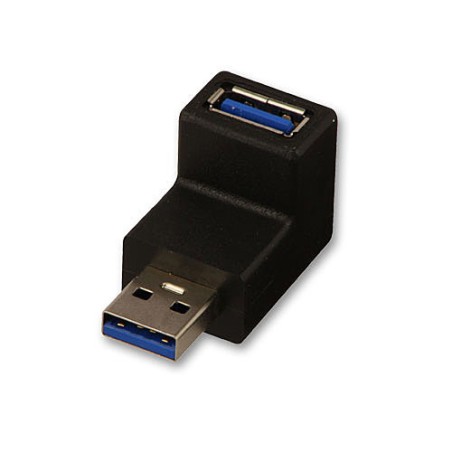 38326-Lindy 71261 cambiador de genero para cable USB 3.0 Negro