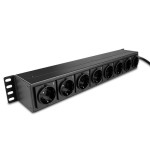 38333-Lindy 73025 unidad de distribucion de energia (PDU) 8 salidas AC 1.5U Negro