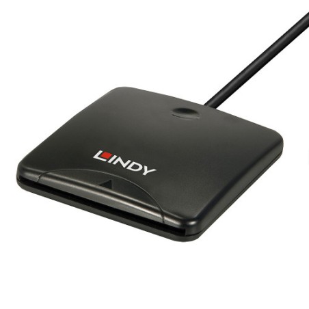 38512-Lindy 43407 lector de tarjeta magnetica USB Negro