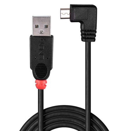 38520-Lindy 31977 cable USB USB 2.0 2 m USB A Micro-USB B Negro