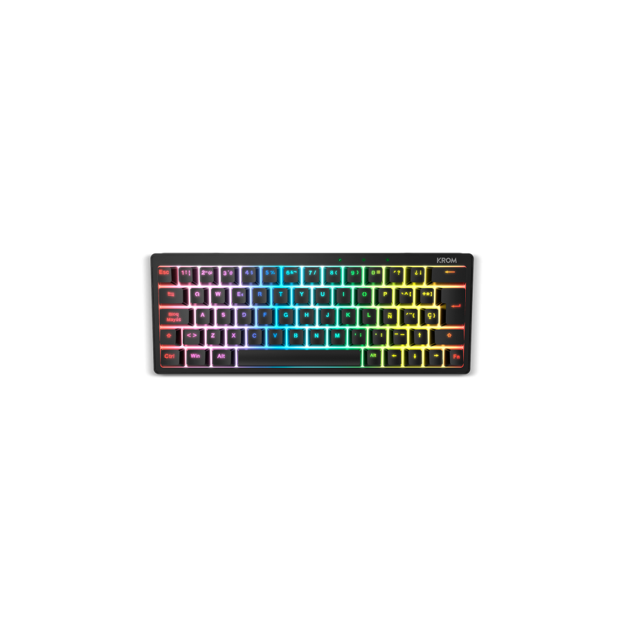 38615-Krom Kreator teclado Juego USB Negro