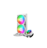 38709-VENTILADOR CPU COOLER MASTER REFRIGERACION LIQUIDA MASTERLIQUID 240 CORE II BLANCO (MLW-D24M-A18PA-RW)