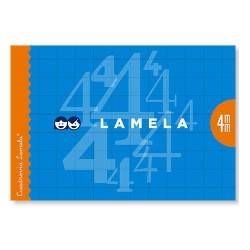 3876-LIBRETA CUBIERTA BASICA 4o APAISADO RAYADO 4 MM 30 HOJAS APAISADA LAMELA 06AP04