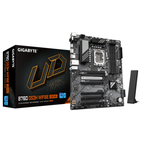 38824-PLACA GIGABYTE B760 DS3H WF6E GEN5,INTEL,1700,B760,4DDR5,256GB,HDMI+DP,4SATA+2M.2,GBLAN+WIFI6E+BT5.3,3USB3.2+2USB-