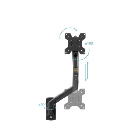 38846-TooQ LP1334TNR-B soporte para monitor 86,4 cm (34") Escritorio Blanco