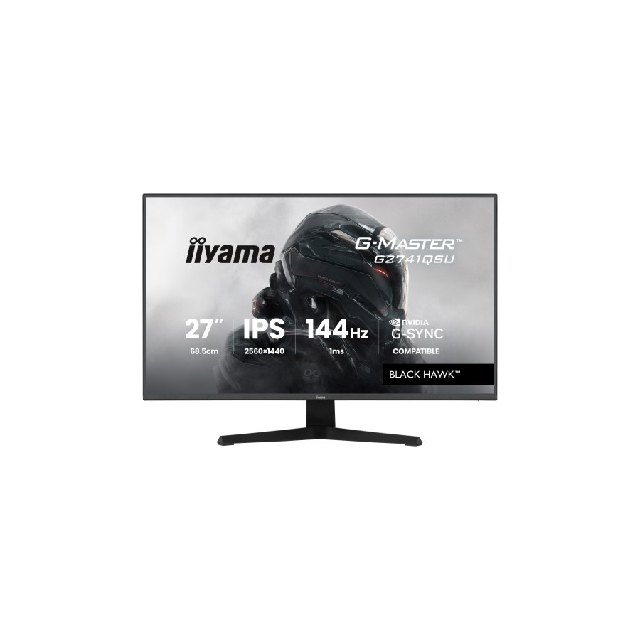 38904-MONITOR IIYAMA 27 PULGADAS RESOLUCION WQHD (2560X1440), PANEL IPS, 1 MS (MPRT), 75 HZ, BRILLO 250, CONTRASTE 1000: