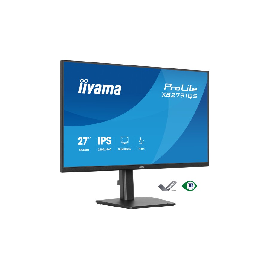 38925-MONITOR IIYAMA 27" IPS, 4-SIDE SLIM BEZEL  2560X1440 75HZ