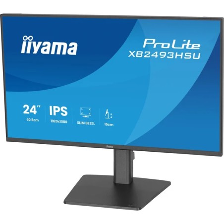 39009-MONITOR IIYAMA PANTALLA PARA PC 60,5 CM (23,8") 1920 X 1080 PIXELES FULL HD LED PANEL IPS AJUSTABLE EN ALTURA HDMI