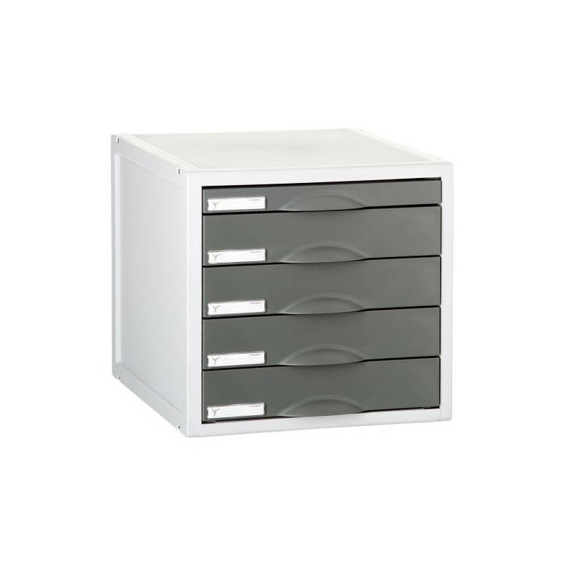 3911-MODULO ARCHISYSTEM DE 5 CAJONES 356X316X303 MM GRAFITO ARCHIVO 2000 8405C GF 3911-MODULO ARCHISYSTEM DE 5 CAJONES 356X316X303 MM GRAFITO ARCHIVO 2000 8405C GF
