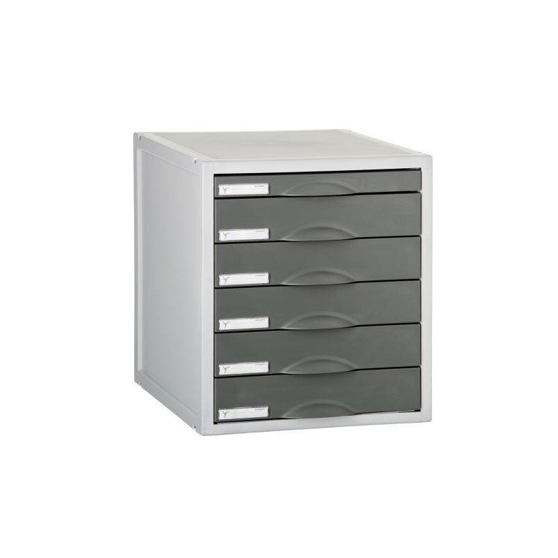 3914-MODULO ARCHISYSTEM DE 6 CAJONES 356X316X362 MM GRAFITO ARCHIVO 2000 8206C GF 3914-MODULO ARCHISYSTEM DE 6 CAJONES 356X316X362 MM GRAFITO ARCHIVO 2000 8206C GF