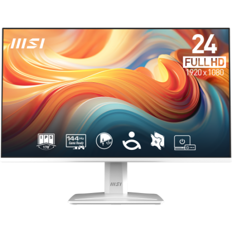 39141-MSI Pro MP243W E14 pantalla para PC 60,5 cm (23.8") 1920 x 1080 Pixeles Full HD LCD Blanco