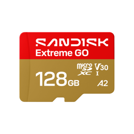 39156-SANDISK EXTREME GO MICROSD UHS-I 128GB MICROSD 240MB/S(R) / 120MB/S(W)