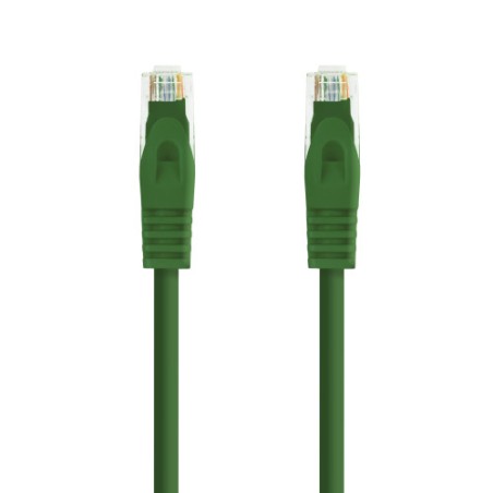 39194-Nanocable Cable de red latiguillo RJ45 LSZH Cat.6A UTP AWG24, Verde, 2.0m
