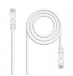 39195-Nanocable Cable de red latiguillo RJ45 LSZH Cat.6A UTP AWG24, Blanco, 2.0m