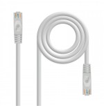 39197-Nanocable Cable de red latiguillo RJ45 LSZH Cat.6A UTP AWG24, Gris, 3.0 m