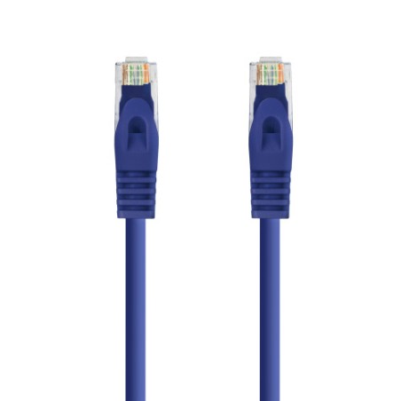 39200-Nanocable Cable de red latiguillo RJ45 LSZH Cat.6A UTP AWG24, Azul, 3.0m