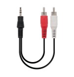 39255-Nanocable CABLE AUDIO ESTEREO 3.5/M-2xRCA/M 3.0 M